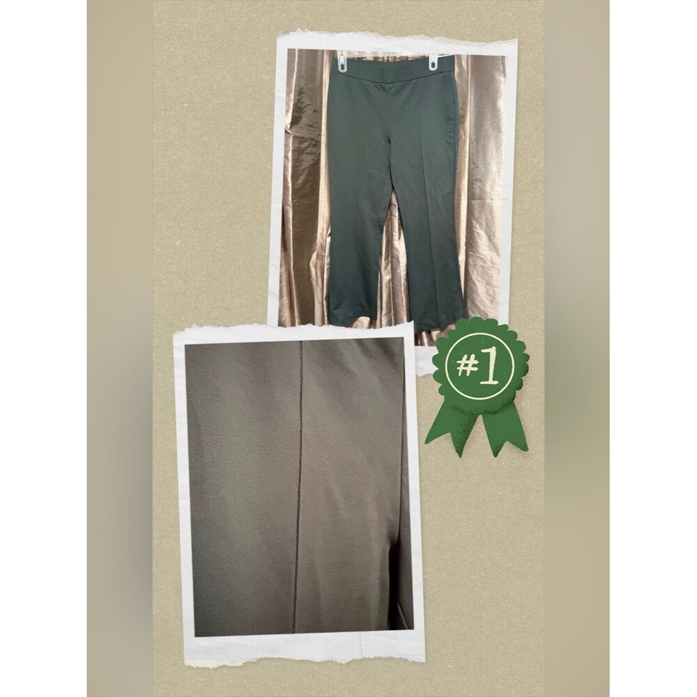 Counterparts Dark Green Boot Cut Pull-On Pants #1874